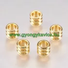 Arany Színű Nemesacél Nyaklánc Karkötő Ékszer Dísz Közdarab Köztes Charm 4,5x5mm