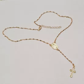 Arany Színű (3) Rózsafüzér 42+7cm