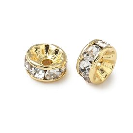   Arany Színű (3) Orvosi Fém Nemesacél 316 Rondella Nyaklánc Karkötő Ékszer Dísz Strassz Kövekkel 8mm