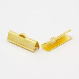 Arany Színű Szalagvég 20x8mm