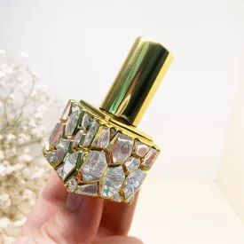   Arany Színű Üveg Szórófejes Parfüm Spray Húsvéti Kölni Flakon 10ml