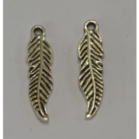 Halvány Arany Színű Toll Medál 23x6mm