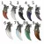 Zöld Aventurin Ásvány Farkasfog Farkaskarom Medál (8) ~53-57x23x10mm
