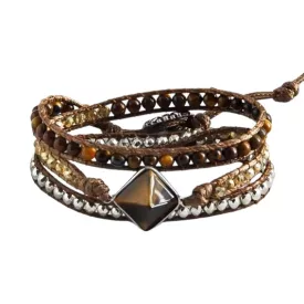   Tigrisszem Ásvány Karkötő ~50cm (+10cm Állítási Lehetőség)