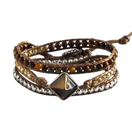 Tigrisszem Ásvány Karkötő ~50cm (+10cm Állítási Lehetőség)