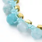 Hemimorfit Ásvány Csúszócsomós Állítható Karkötő