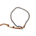 Kék Jade Ásvány Karkötő ~19cm (+8cm Állítási Lehetőség)