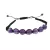 Ametiszt Ásvány Csúszócsomós Állítható Karkötő