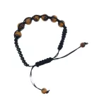 Tigrisszem Ásvány Csúszócsomós Állítható Karkötő