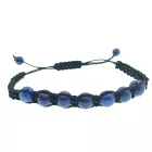 Lápisz Lazuli Lazurit Ásvány Csúszócsomós Állítható Karkötő