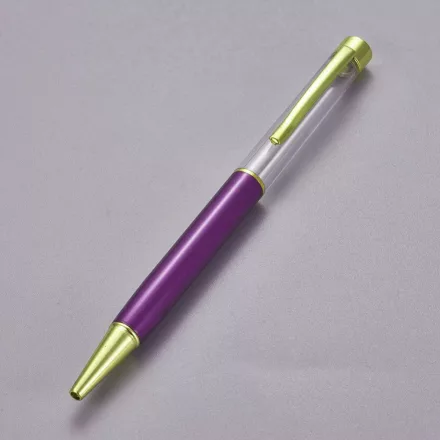 Lila Arany Színű Ásványtörmelékkel Tölthető Golyóstoll