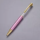 Rózsaszín (2) Arany Színű Ásványtörmelékkel Tölthető Golyóstoll