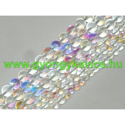 Átlátszó Szintetikus Holdkő Gyöngy 10mm