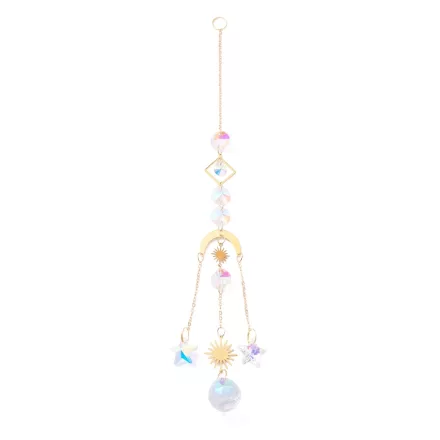 Auróra Napfogó (8) Feng Shui Prizma Kristály Nap Hold 30cm