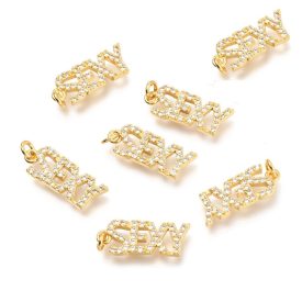 18K Aranyozott Cirkónia Strasszos Sexy Szexi Medál 18x7mm