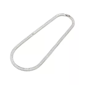 Ezüst Színű (2) Cirkónia Tenisz Nyaklánc 41cm