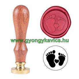   Babatalp (1) Viaszpecsétnyomó Pecsét Pecsételő Fej (Nyél Nélkül) 25,5mm