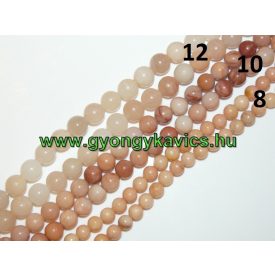 Barack Aventurin (színes) Ásványgyöngy 10mm