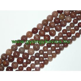 Barna Aventurin Ásványgyöngy 6mm