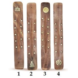 Barna Lótuszvirág (1) Füstölő Tartó Égető Lap