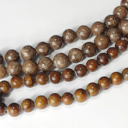 Barna Jade (3) Ásványgyöngy 10mm