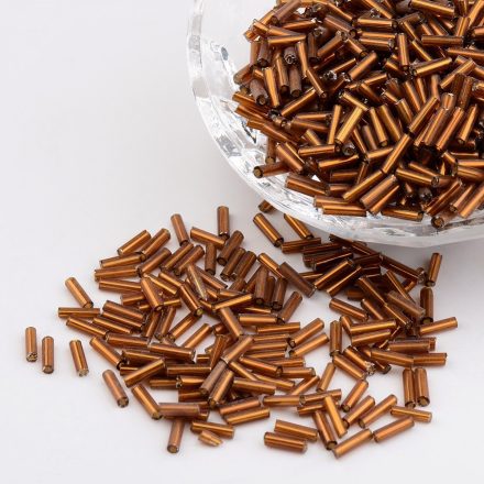 Barna (35) Szalmagyöngy Kásagyöngy 1,8x6mm 10gr