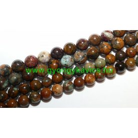 Barna Türkiz Ásványgyöngy 10mm