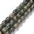 Barna Zöld Tibeti Dzi Achát (5) Henger Ásványgyöngy Gyöngyfüzér 13-14x9-10mm