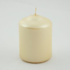 Bézs Henger Gyertya 6x10cm