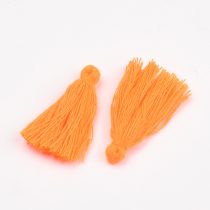 Ékszer Nyaklánc Bojt 2,5-3cm Hosszú Narancssárga (13)