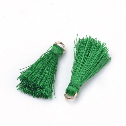 Ékszer Nyaklánc Bojt 3cm Zöld (2)
