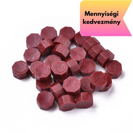 Bordó Színű (18) Pecsétviasz 20db (MENNYISÉGI KEDVEZMÉNY 5-20%)