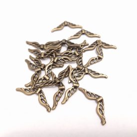   Bronz Színű Angyalszárny Nyaklánc Karkötő Ékszer Dísz Közdarab Köztes 22x8mm