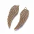 Bronz Színű (2) Angyalszárny Medál 48x16mm