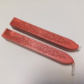   Bronz Réz Bordó Színű (38) Kanócos Viaszrúd Pecsétviasz 9x1,2x1,2cm 