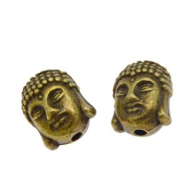   Bronz Színű Buddha Budha Nyaklánc Karkötő Ékszer Dísz Közdarab Köztes 10x8mm