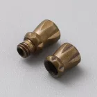 Bronz Színű Csavaros Nyaklánc Karkötő Ékszer Kapocs Zár 11x4,5mm