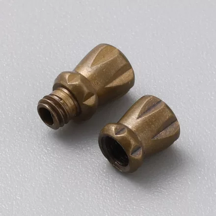 Bronz Színű Csavaros Nyaklánc Karkötő Ékszer Kapocs Zár 11x4,5mm