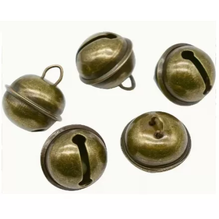 Bronz Színű Csengő (2) Medál 22x20x24mm