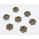 Bronz Színű Csillag Nyaklánc Karkötő Ékszer Dísz Közdarab Köztes 9mm