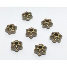   Bronz Színű Csillag Nyaklánc Karkötő Ékszer Dísz Közdarab Köztes 9mm