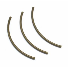   Bronz Színű Cső Nyaklánc Karkötő Ékszer Dísz Közdarab Köztes 2x30mm