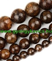Bronzit Ásványgyöngy Gyöngyfüzér 4mm