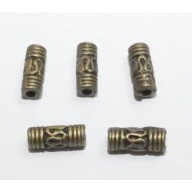   Bronz Színű Oszlop Nyaklánc Karkötő Ékszer Dísz Közdarab Köztes 8x3mm