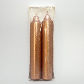 Bronz Egyenes Gyertya Metál 16,5x2,8cm