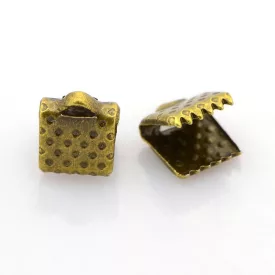 Bronz Színű Szalagvég 8x6mm