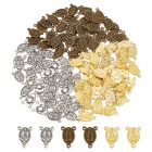 Bronz (5) Színű Szűz Mária Rózsafüzér Közbülső Köztes Összekötő Medál 18x12mm