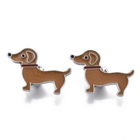   Tacskó Kutya (16) Tűzzománc Brosstű Bross Kitűző 23x33mm