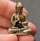 Réz Színű Buddha Figura Szobor Dísz 29x22mm