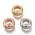 Arany Színű Cirkónia Strasszos Közdarab Köztes Charm 10x4mm